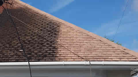 roof cleaning in the West Sussex area